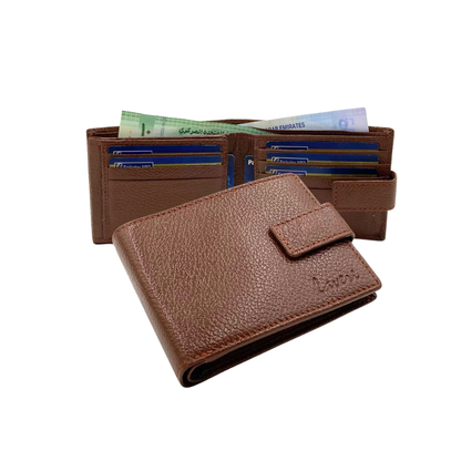Pebble Texture 8 Card Billfold Wallet # 1013L