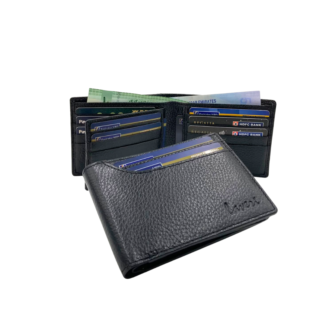 Pebble Texture 8 Card Billfold Wallet # 4094N