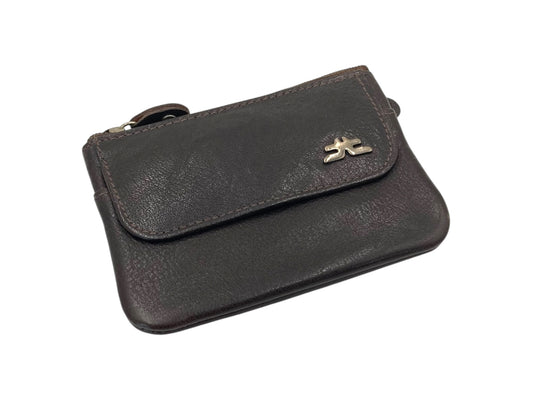 Slim Travel Top Zipper Cards, Cash, Coins & Key Wallet  # 1814