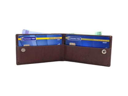 Slim Card Case & Cash Wallet Compact Size # 707NL