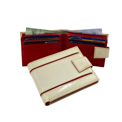 Classic Men's Waterproof Bifold Leather Wallet with Flip ID Window #1729 L (D.L.)