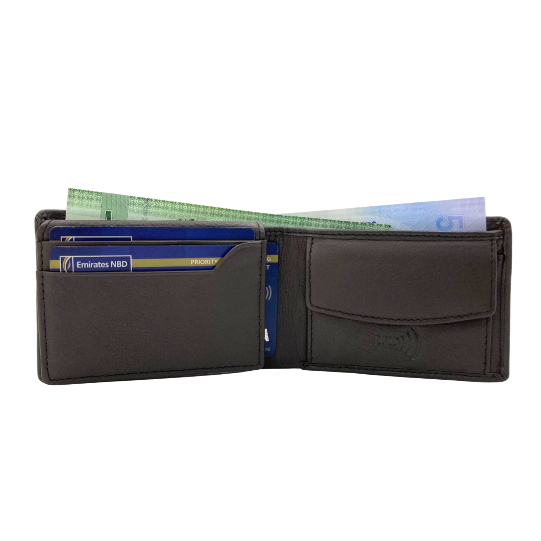 Shield Collection Bi-Fold RFID Wallet # 627C