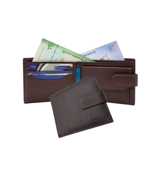 Slim & Compact Leather Bi-Fold Wallet # 1256CL