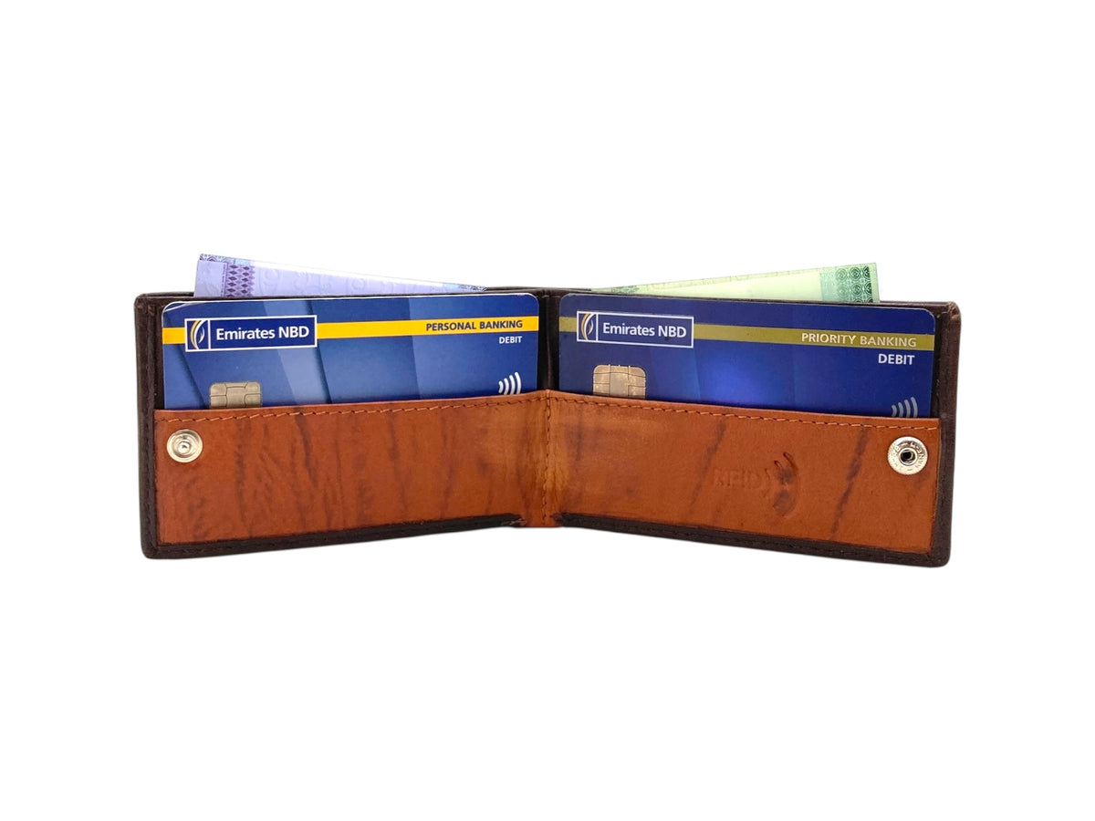 Slim Card Case & Cash Wallet Compact Size # 707NL