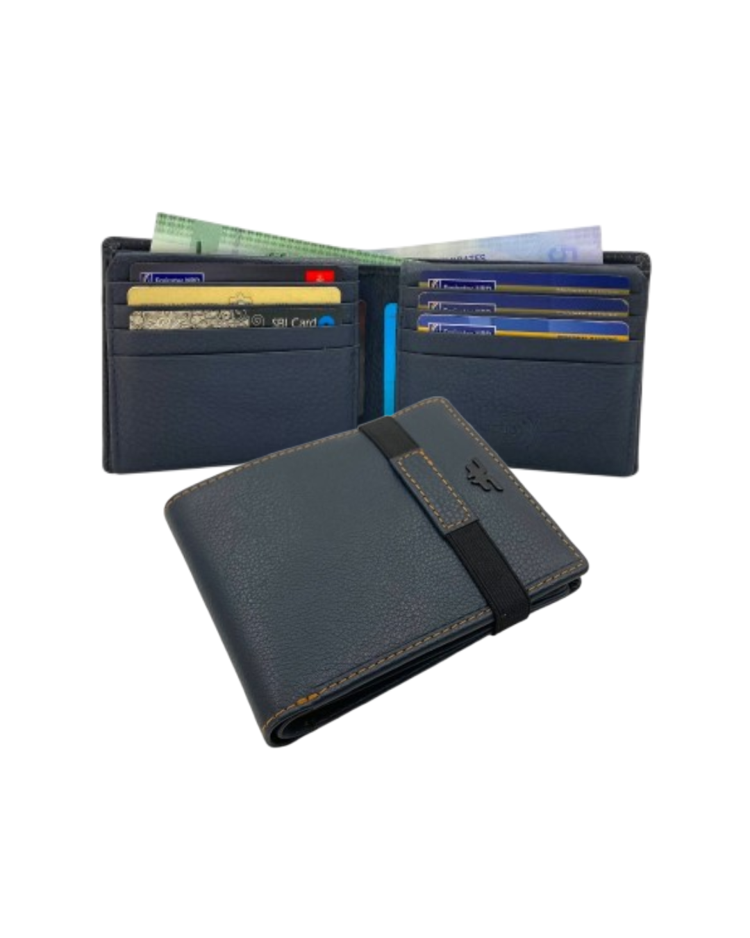 VIP Collection Men's Bifold Wallet # RFID 1244S.Elastic