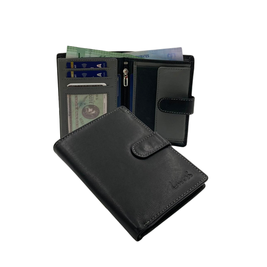Standing Mens Collection Bi-Fold Wallet # 4020L