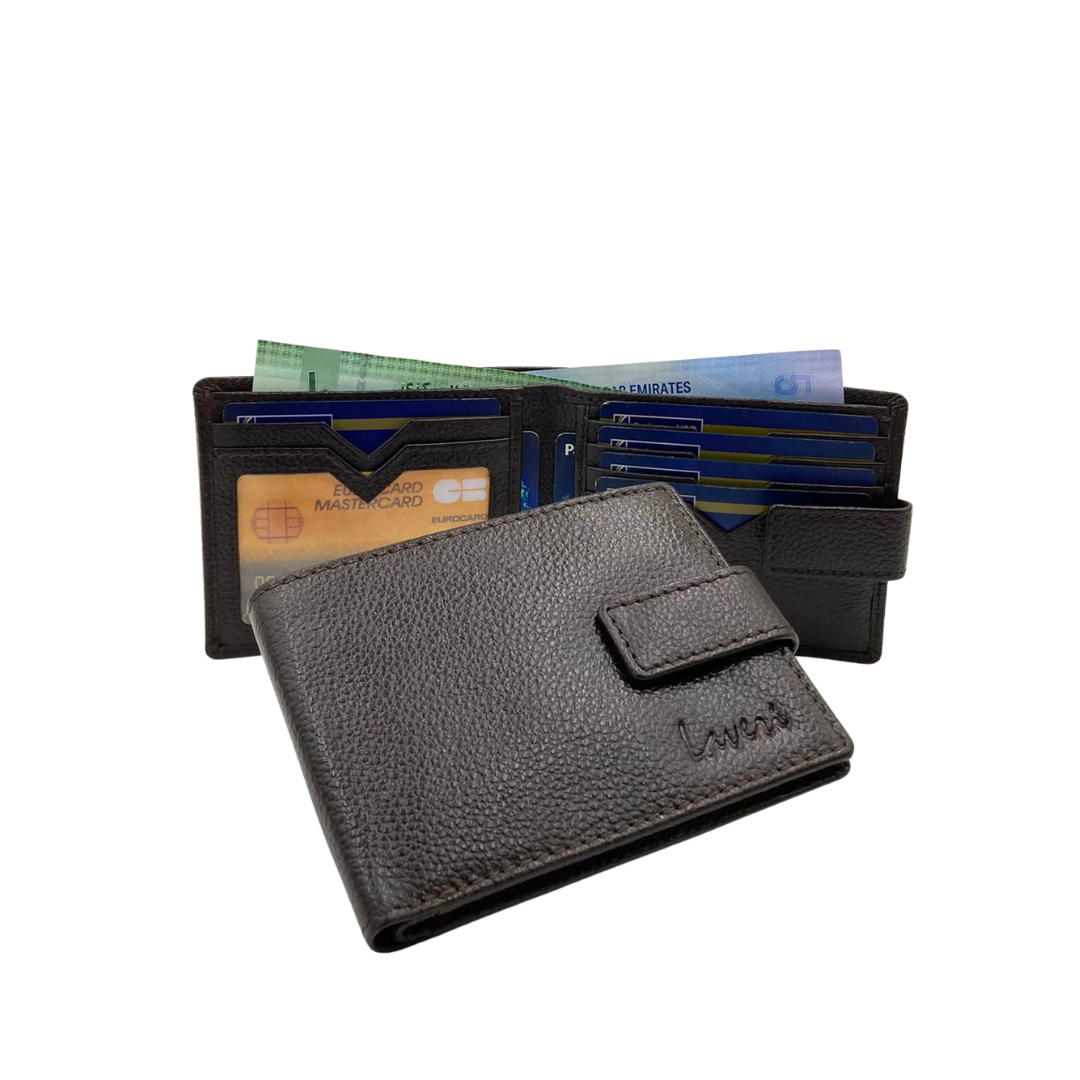 Pebble Texture 8 Card Billfold Wallet # 1138L