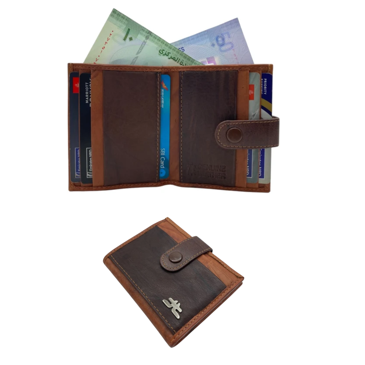 Card Case & Cash Wallet Compact Size 14 Card Space # 4029C