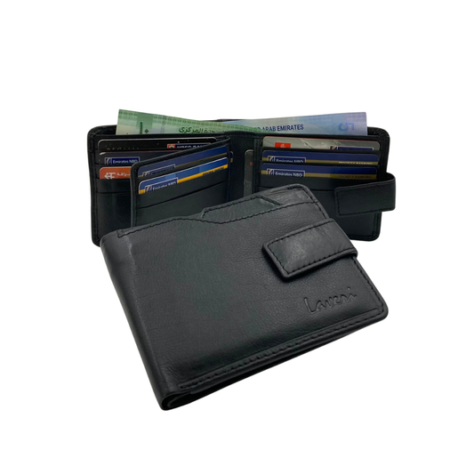 Antq, Smooth Napa Leather Wallet With Inside Full Leather Lining # 4094L
