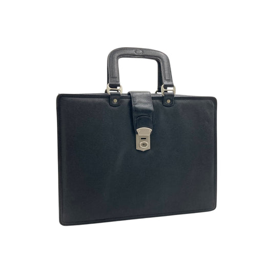 Office Laptop & Document Leather Bag With Flap Lock #  LOOP LOCK