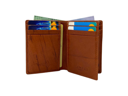 Small Bifold Cards Wallet # RFID 4018 Elastic