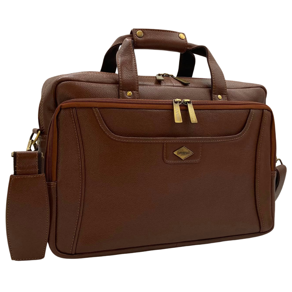 Expandable Leather Laptop Organiser Premium  # 2818