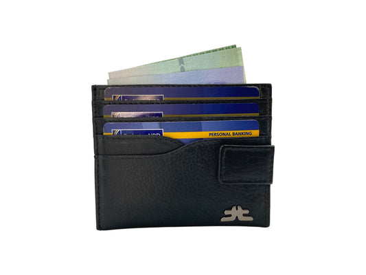 Slim Card Case & Cash Wallet Compact Size # 4257BL