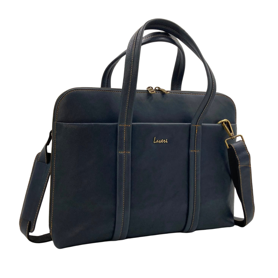 Expandable Leather Laptop Organiser Premium  # 2920