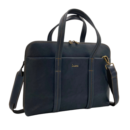 Expandable Leather Laptop Organiser Premium  # 2920