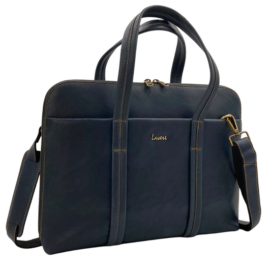 Expandable Leather Laptop Organiser Premium  # 2920