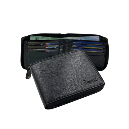 Pebble Texture 8 Card Billfold Wallet # 1013Z