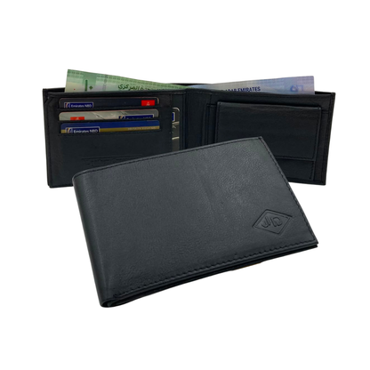Antq, Smooth Leather Wallet With Inside Leather Lining # JD-1821