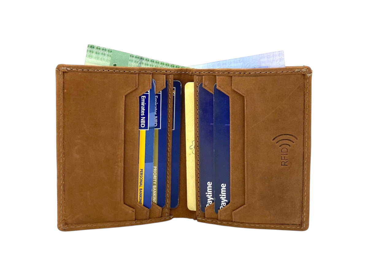 Slim Outside Cards & Cash Wallet # RFID 1654 EL