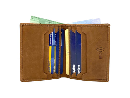 Slim Outside Cards & Cash Wallet # RFID 1654 EL
