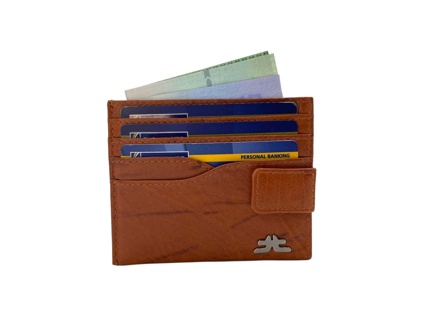 Slim Card Case & Cash Wallet Compact Size # 4257BL