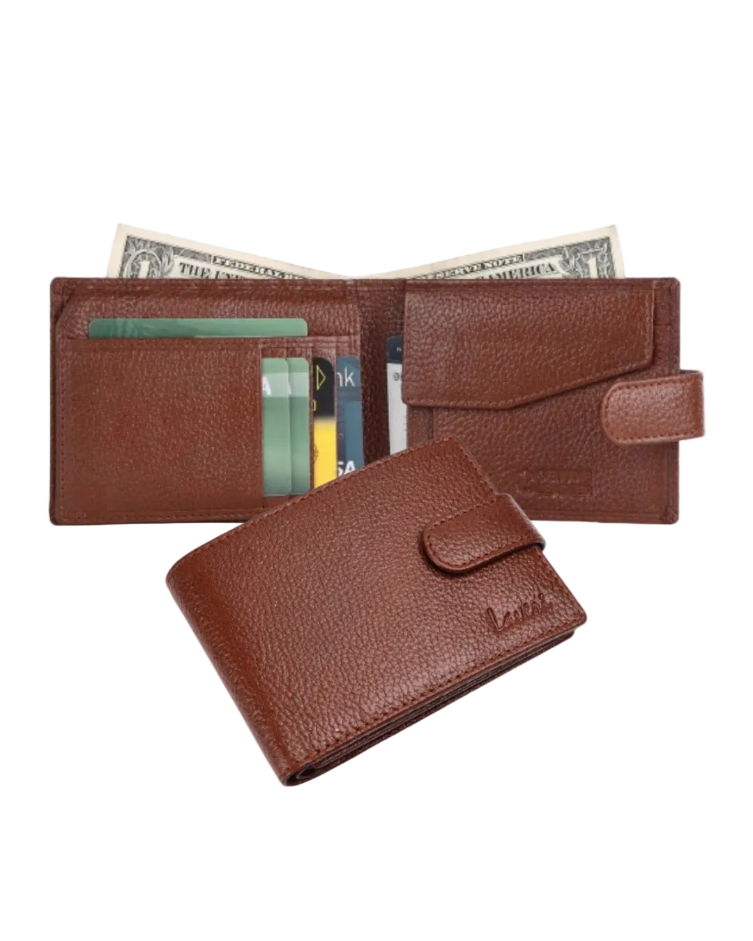 Pebble Texture Billfold Coin Pocket Wallet # 1886CL