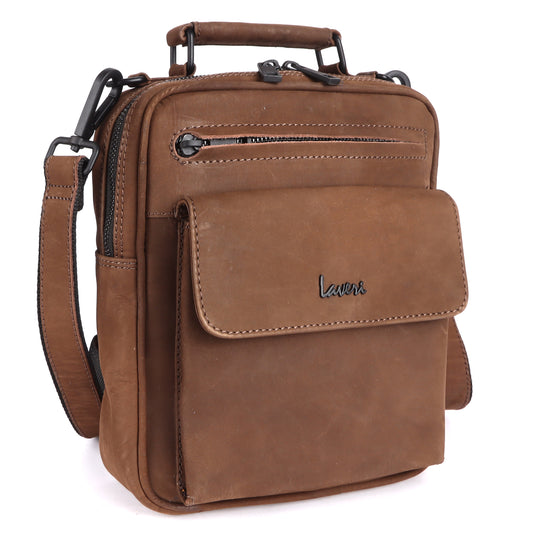 Muka Leather Crossbody/Messenger Bag #2290B