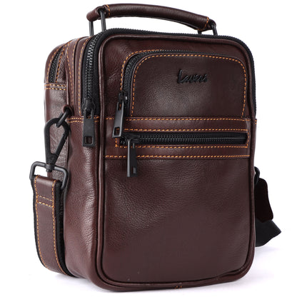 Kani Leather Crossbody Messenger Bag #2290B