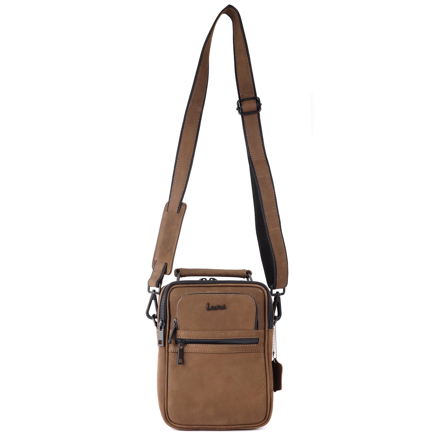 Kani Leather Crossbody Messenger Bag #2290B