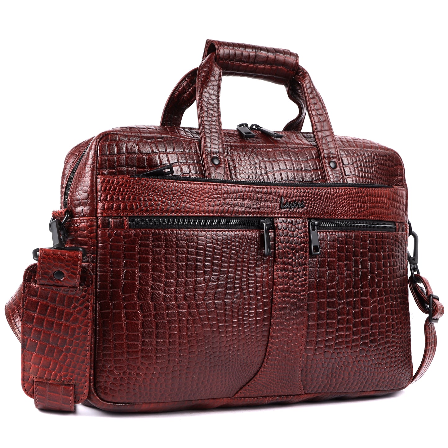 Explorer Premium Leather Laptop Bag #2816