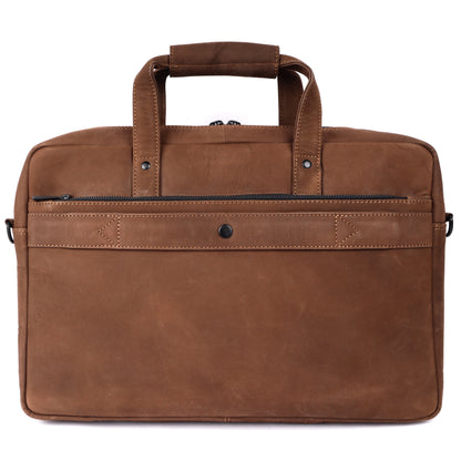 Explorer Premium Leather Laptop Bag #2816