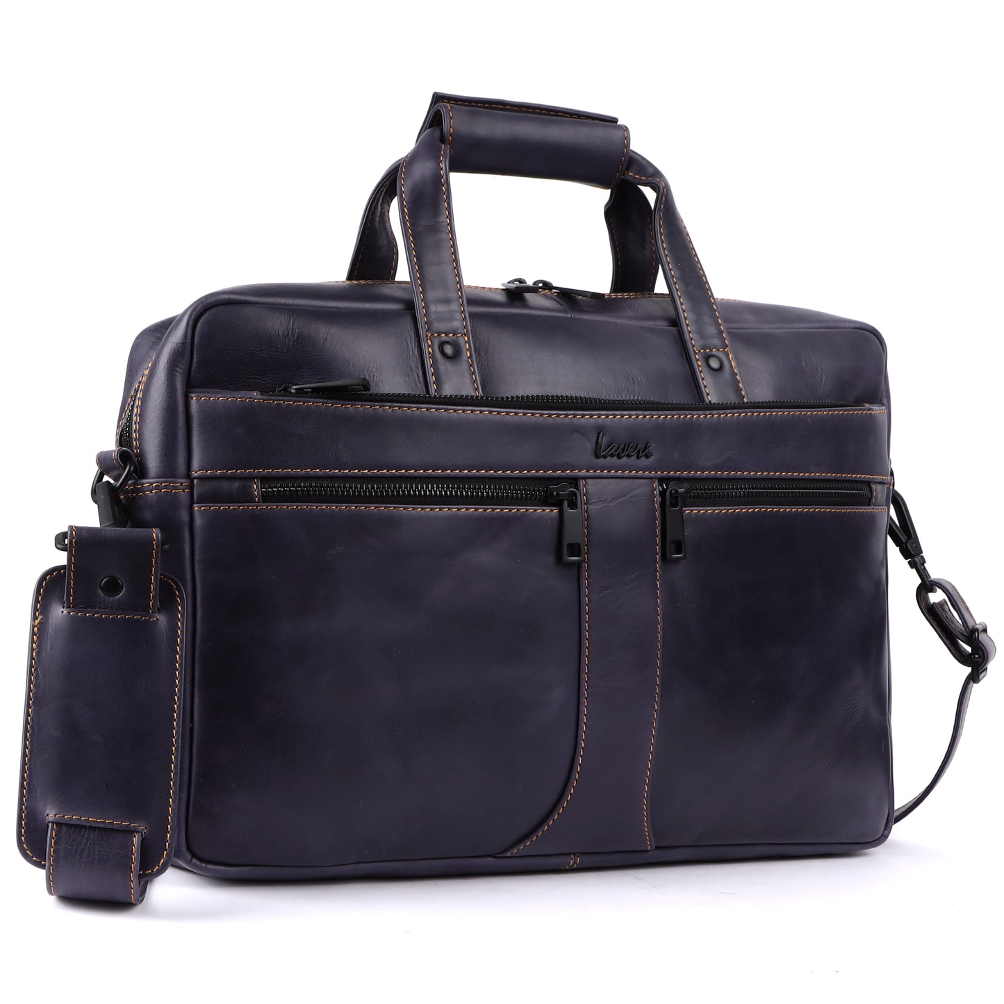 Explorer Premium Leather Laptop Bag #2816