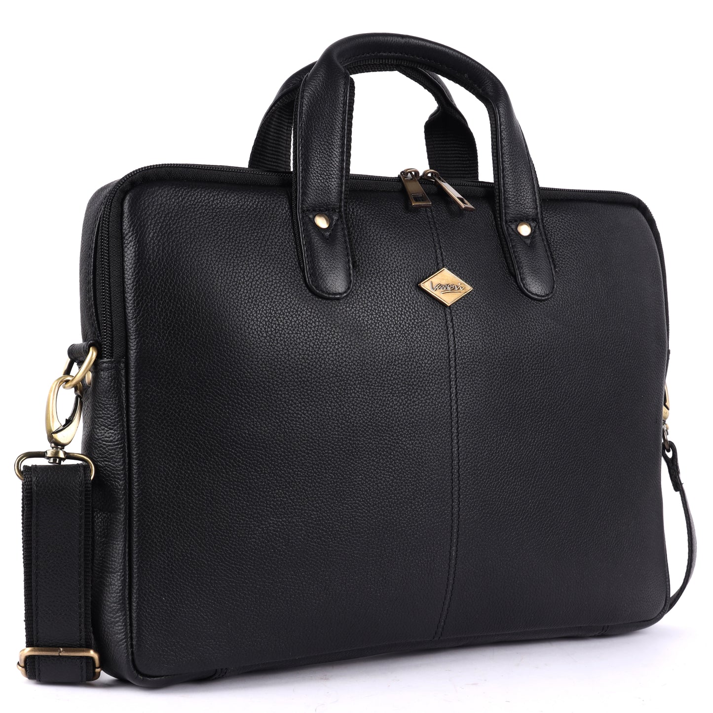 Ultra Light Classic Leather Laptop Bag #2817