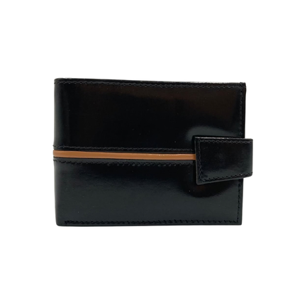 Classic Men's Waterproof Bifold Leather Wallet with Flip ID Window # 892L (C.L.)