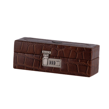 4 Slot Genuine Leather Premium Watch Box