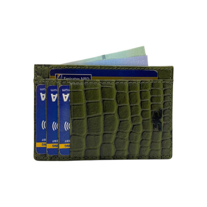 Super Slim Soft Genuine Leather Card Holder, Mini Credit Card Wallet # 1598N PHOTO