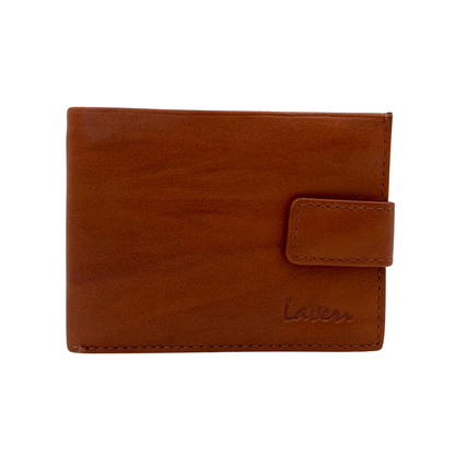 Mens Genuine Leather Mens wallet Leather Lined Bi fold Wallet For Men # 1326L