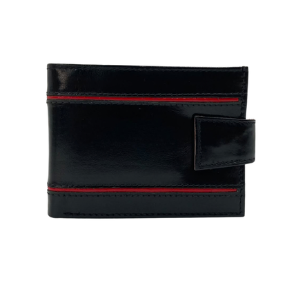 Classic Men's Waterproof Bifold Leather Wallet with Flip ID Window #1729 L (D.L.)
