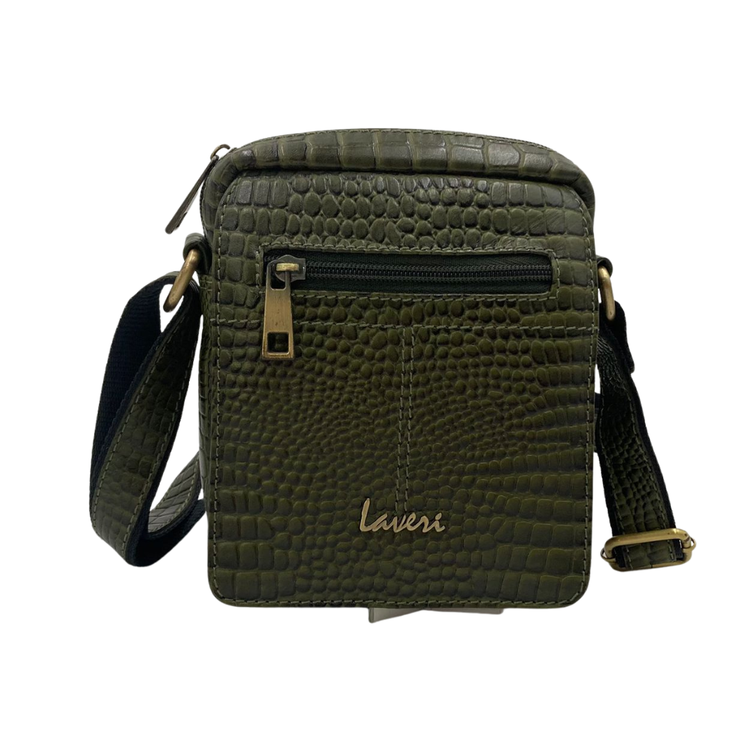 Leather Crossbody/Messenger Bag # 2862