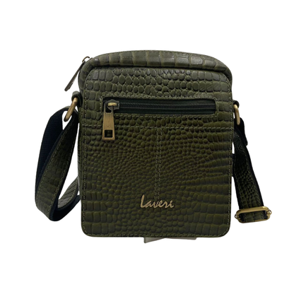 Leather Crossbody/Messenger Bag # 2862