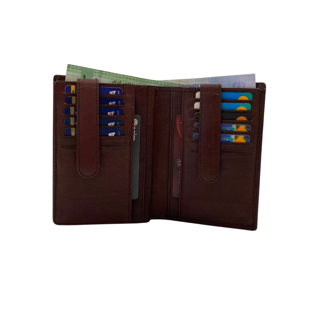 Standing Mens Collection Bi-Fold Wallet # JD-852B