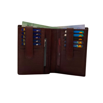 Standing Mens Collection Bi-Fold Wallet # JD-852B
