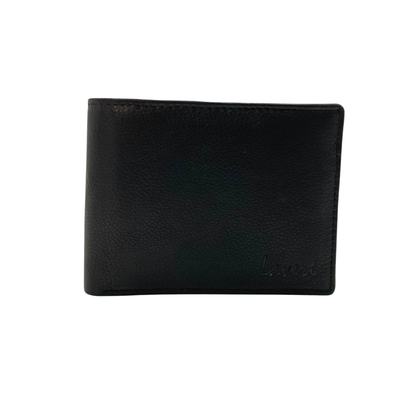 Mens Genuine Leather Mens wallet Leather Lined Bi fold Wallet For Men # 1250C