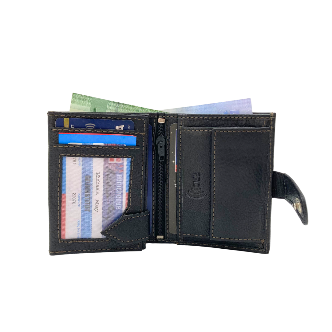 Shield Collection Bi-Fold RFID Wallet # 1229L