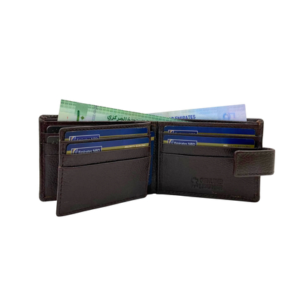 Pebble Texture 8 Card Billfold Wallet # 1074L