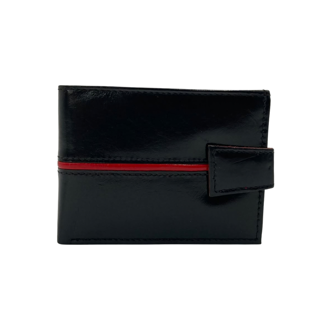 Classic Men's Waterproof Bifold Leather Wallet with Flip ID Window # 892L (C.L.)