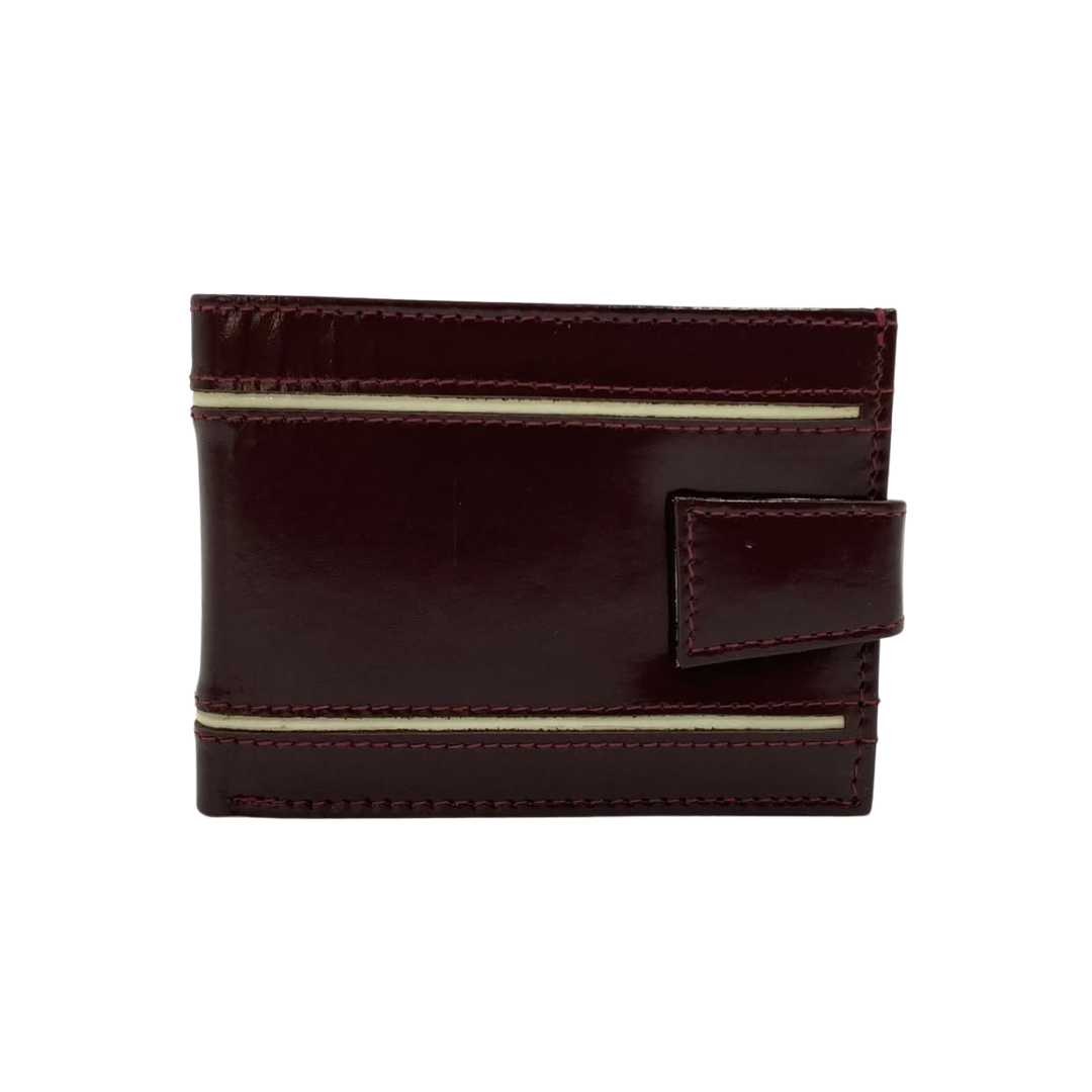 Classic Men's Waterproof Bifold Leather Wallet with Flip ID Window #1728L (D.L.)