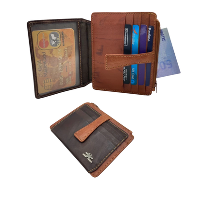 Card Case & Cash Wallet Compact Size 12 Card Space # 4029SN
