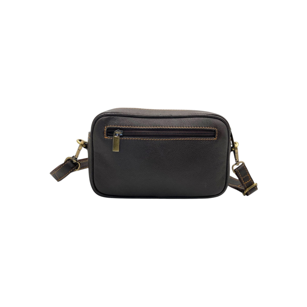 Hand Pouch, Wash Bag, Toiletry, Genuine Leather # 2295H