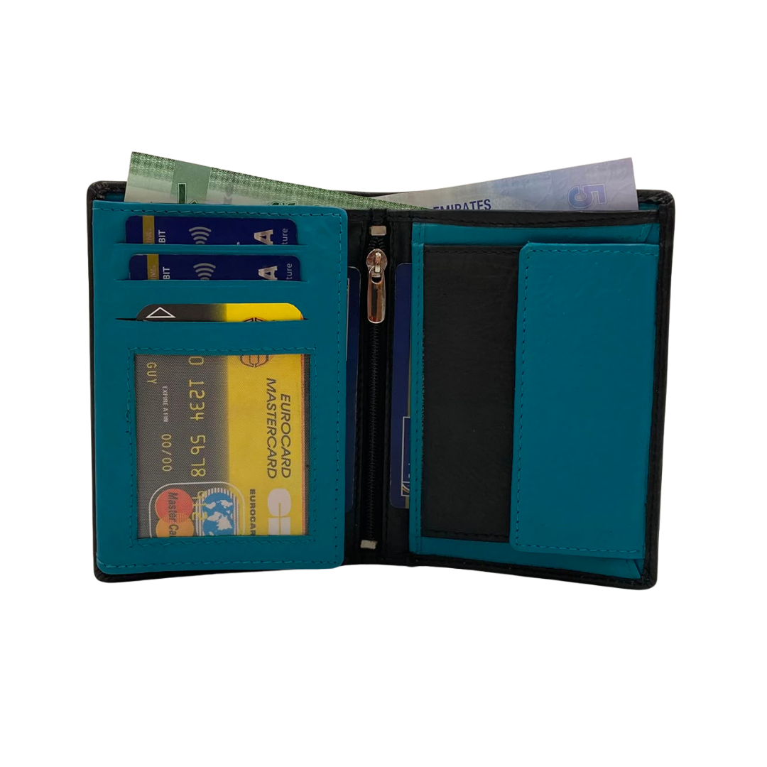 Standing Mens Collection Bi-Fold Wallet # 4020